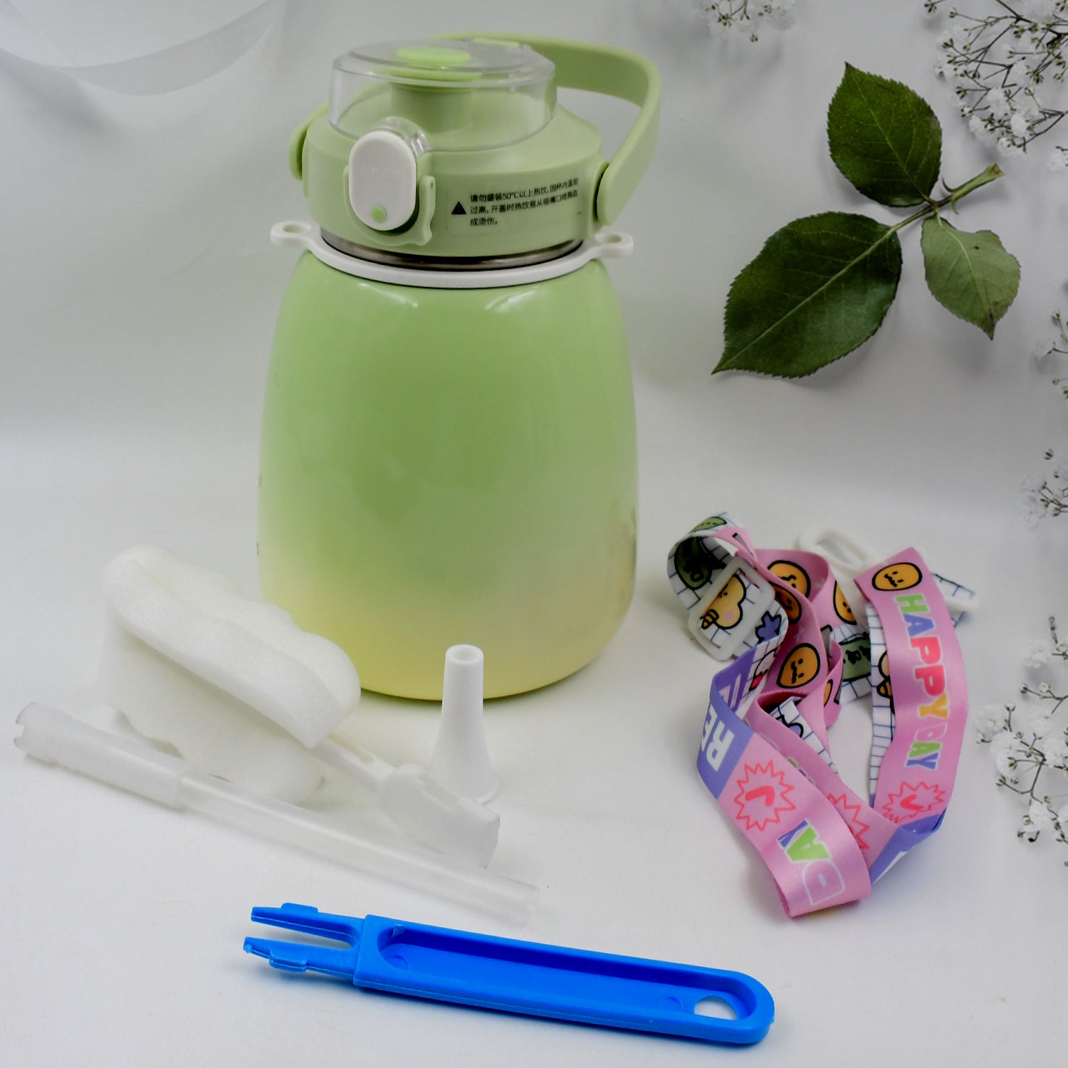 Stainless Steel Mug Bottle Vacuum Insulated Cup With Handle (1200 Ml)