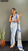 Effortless 1-Minute Ready-to-Wear Georgette Saree for Women | Ombre Design | Shop Ethnic Wear Online