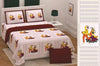 100% Pure Cotton Super King Bedsheet 108x108 - Handwork Print with 2 Pillow Covers
