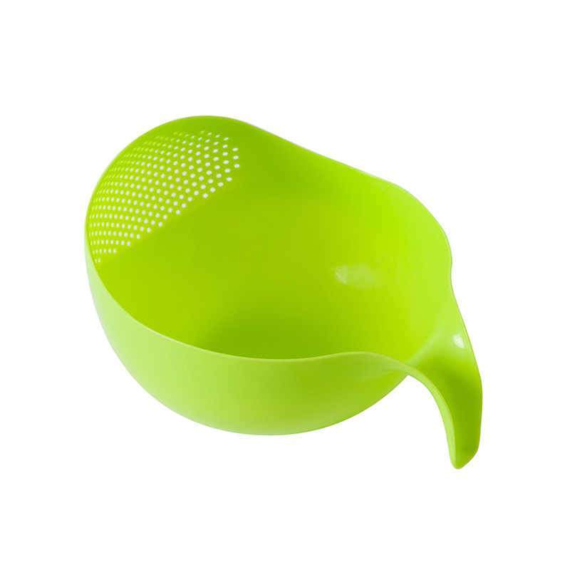 Thick rice bowl drain basket with handle