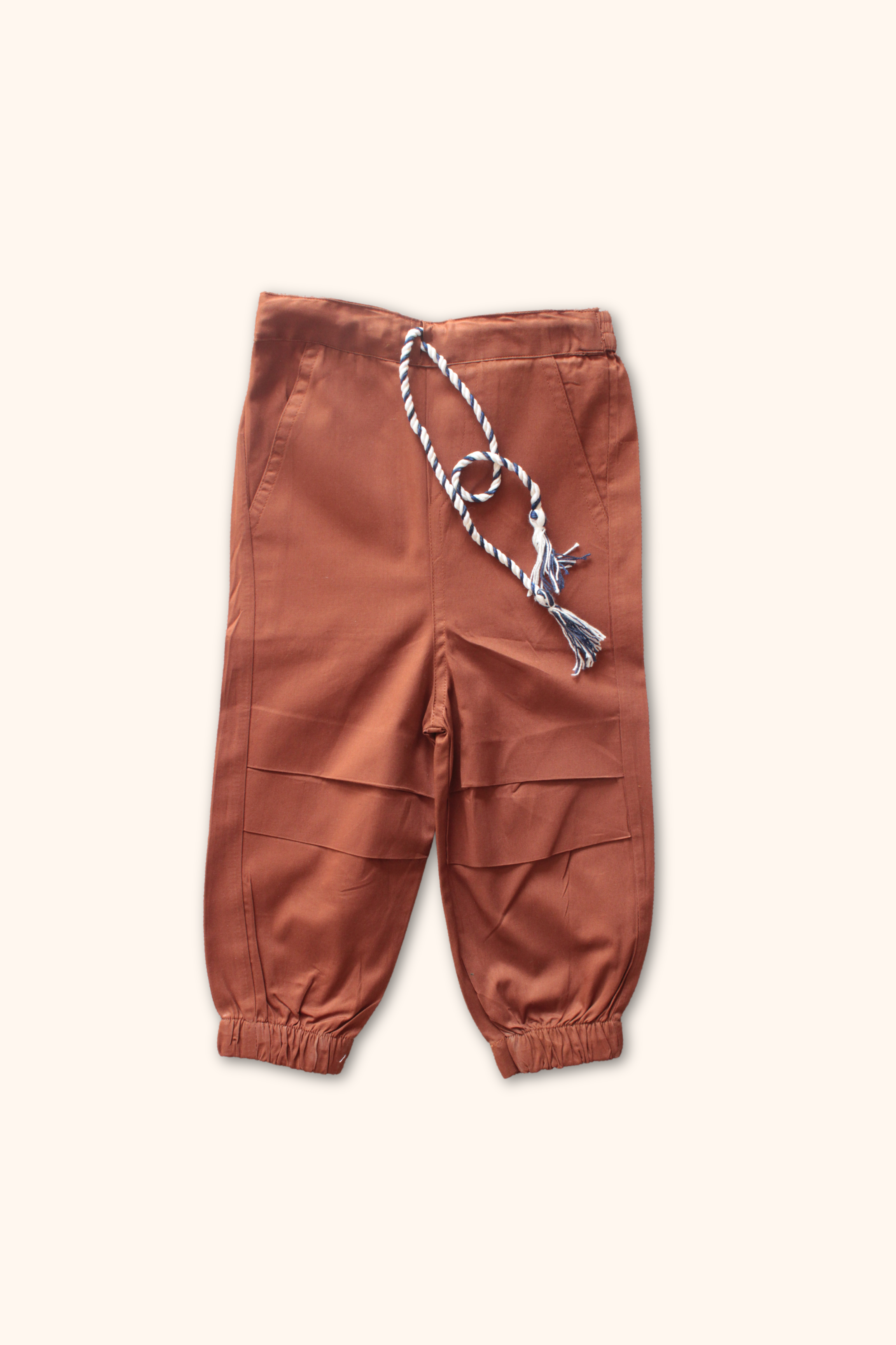 Boys Bahamas Resort Wear Set - Off-White & Brown