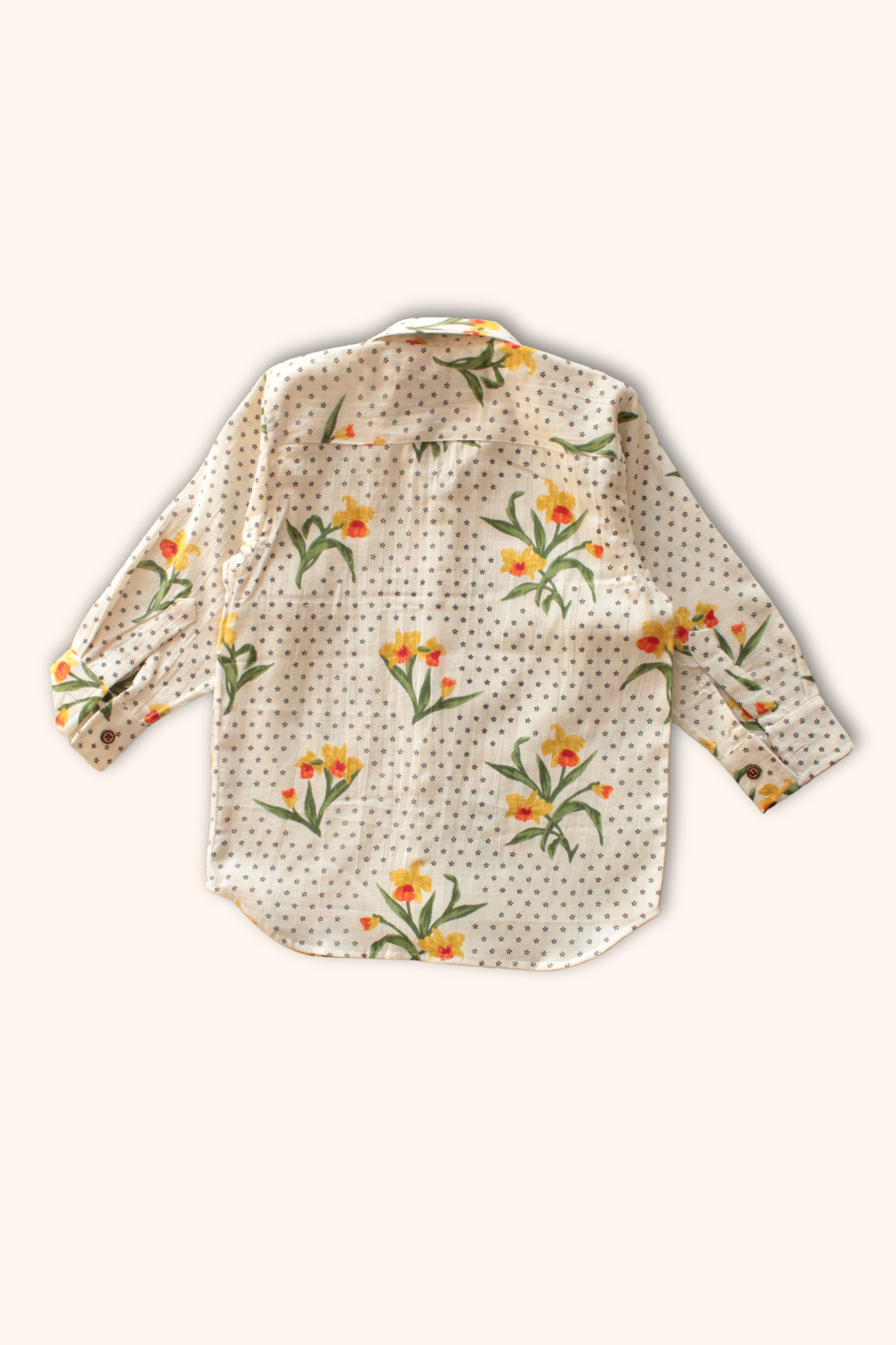 Boys Bahamas Resort Wear Set - Off-White & Brown