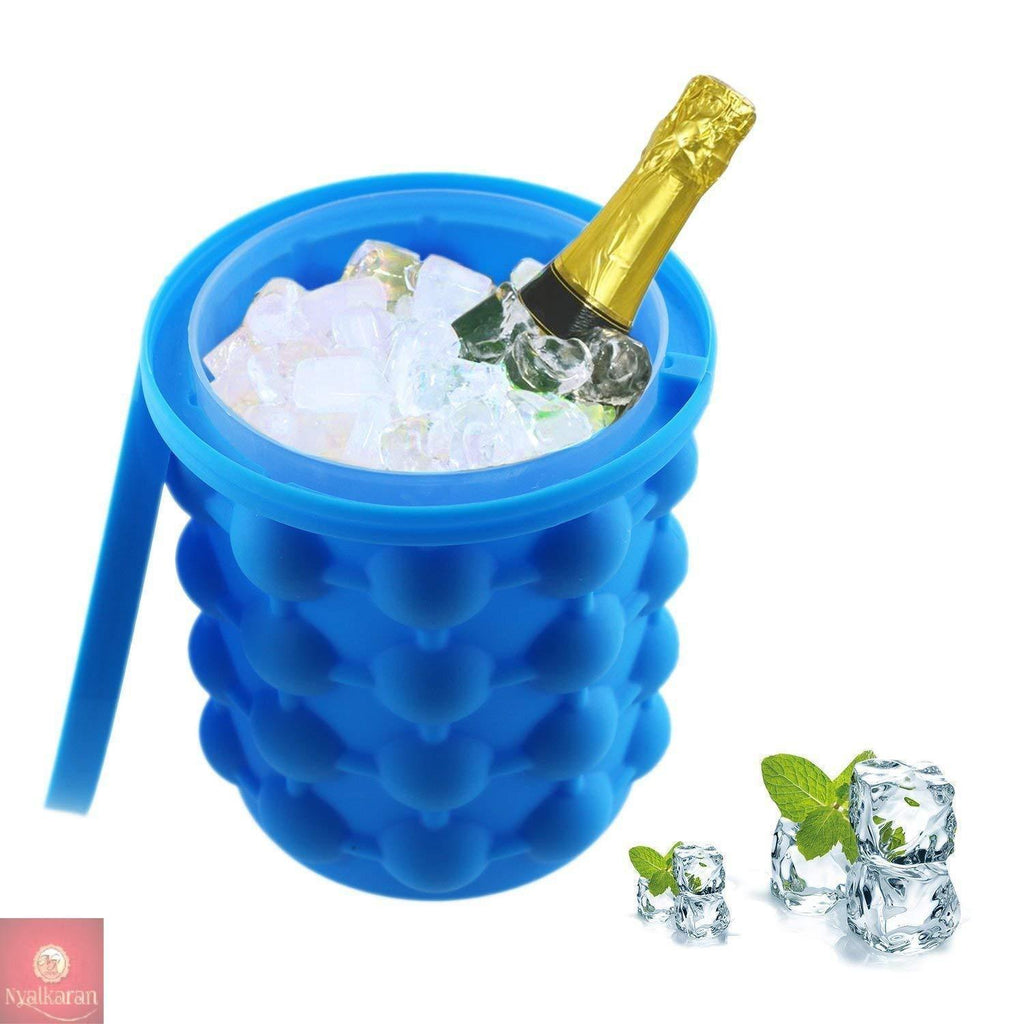 165-count flexible silicone ice cube maker creating perfect mini ice cubes.