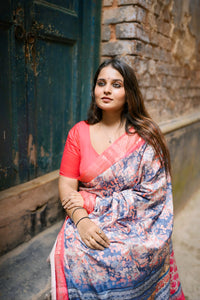 Multicolor Printed Saree | TRENDBUY