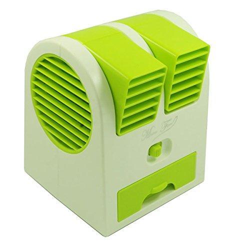 White 201 Dual Bladeless Mini Air Conditioner, a compact and portable personal cooler.