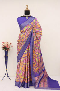 Dark Purple Silk Saree | TRENDBUY