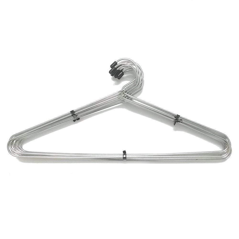 12-pack of 230 stainless steel cloth hangers, durable and rust-resistant.