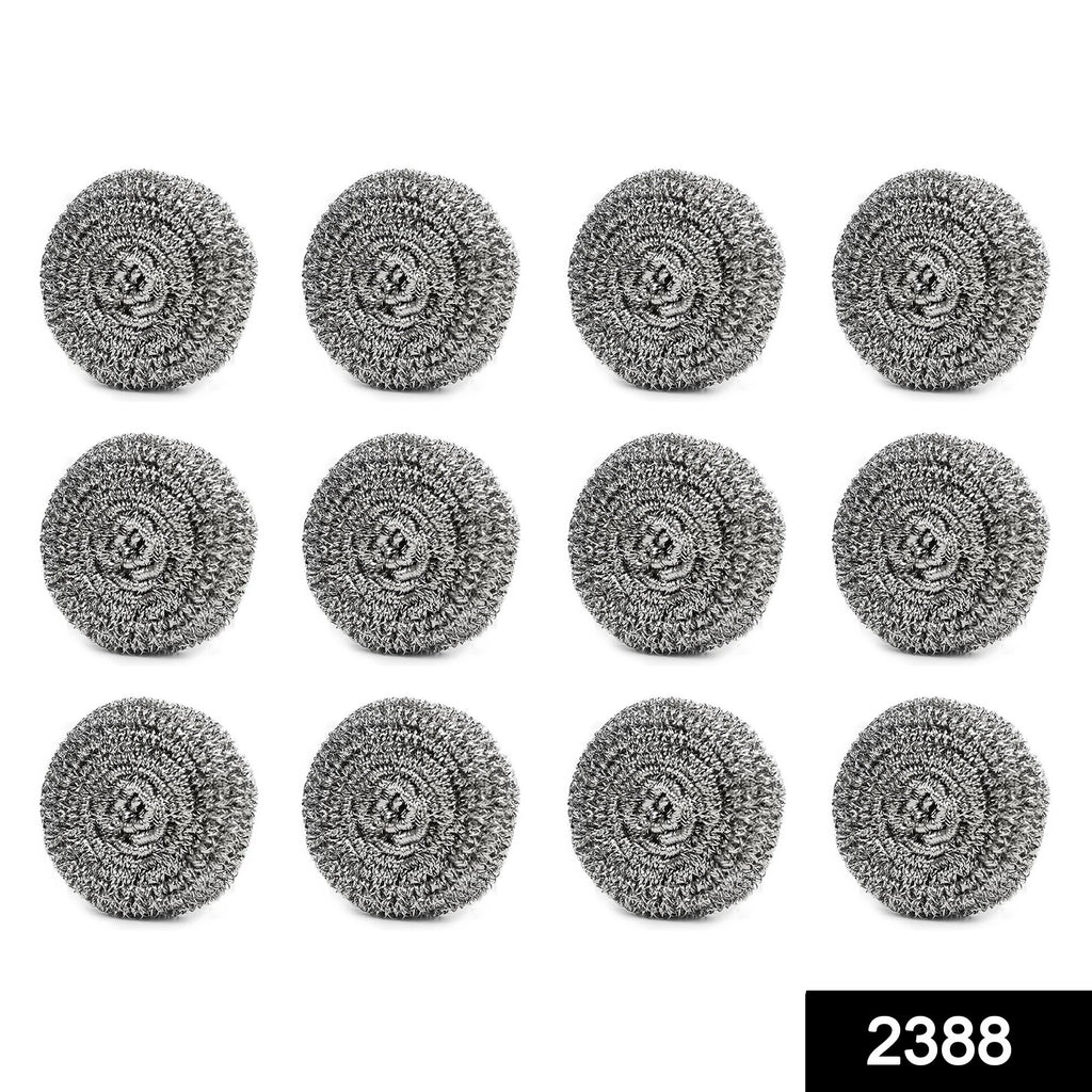 Round shape stainless steel ball scrubber for kitchen cleaning