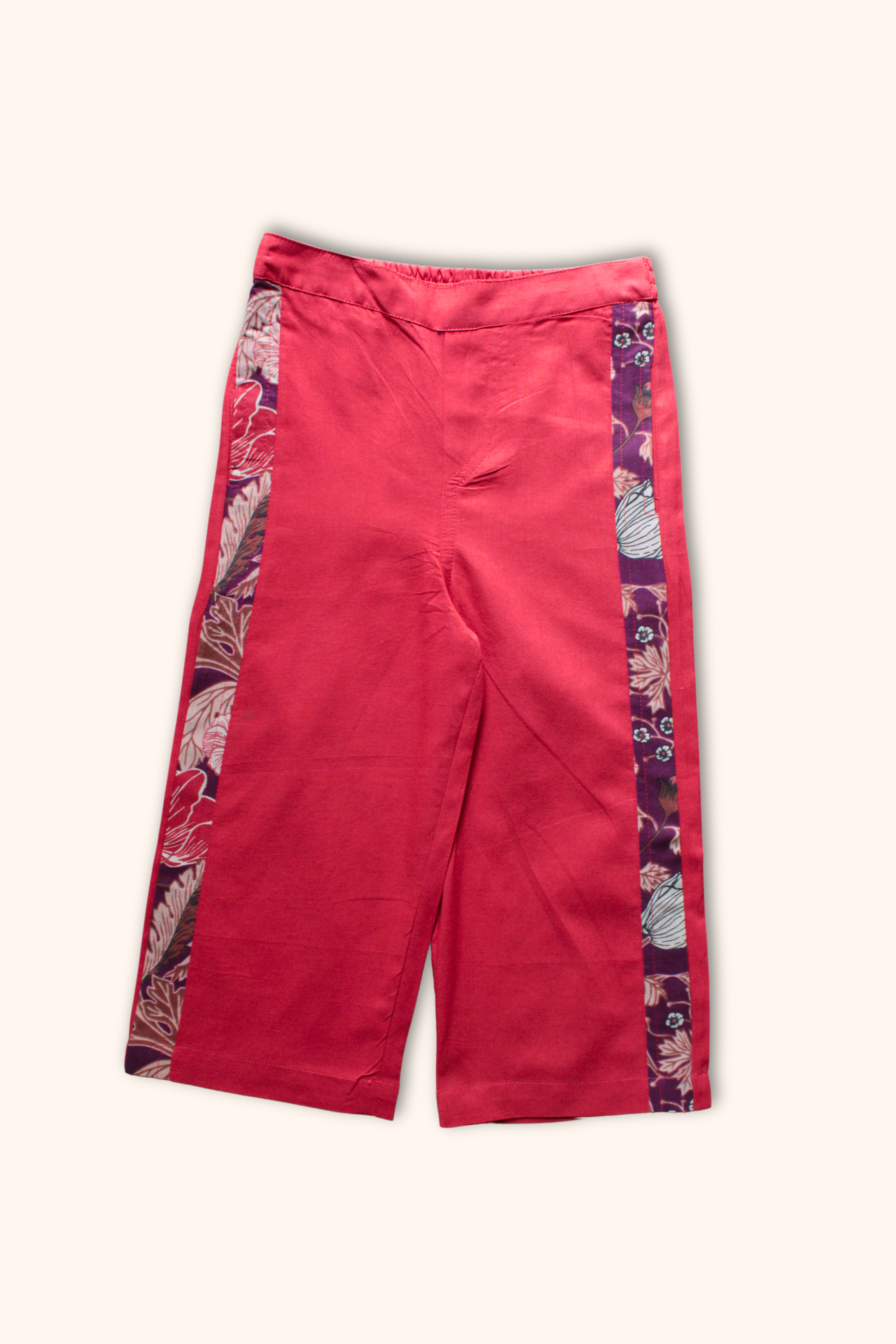 Girls Amazon Pure Cotton Clothing Set - Purple & Rust