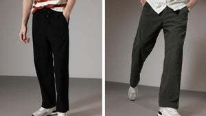 Combo of 2 Men's Caudray Fabric Stylish Pants | TRENDBUY