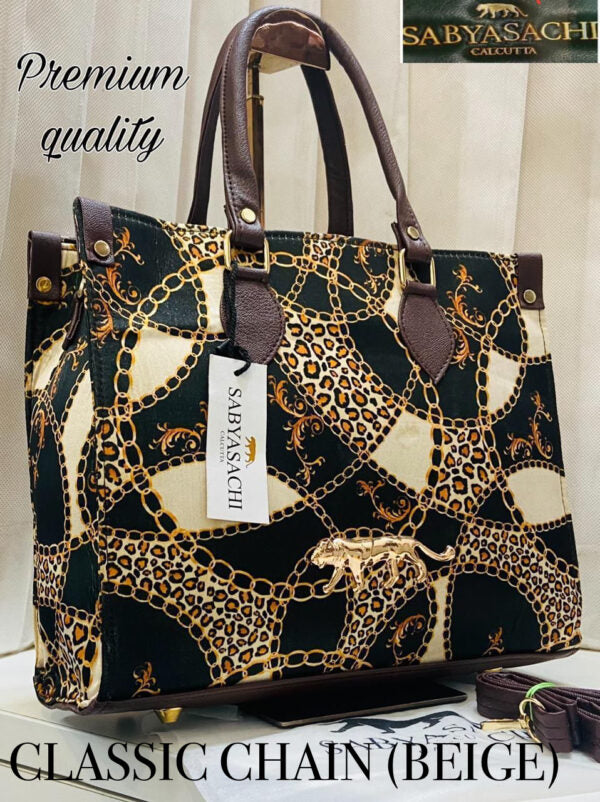 Digital Print Tote Bag with Wallet – Lightweight & Stylish for Travel and Office Design 11