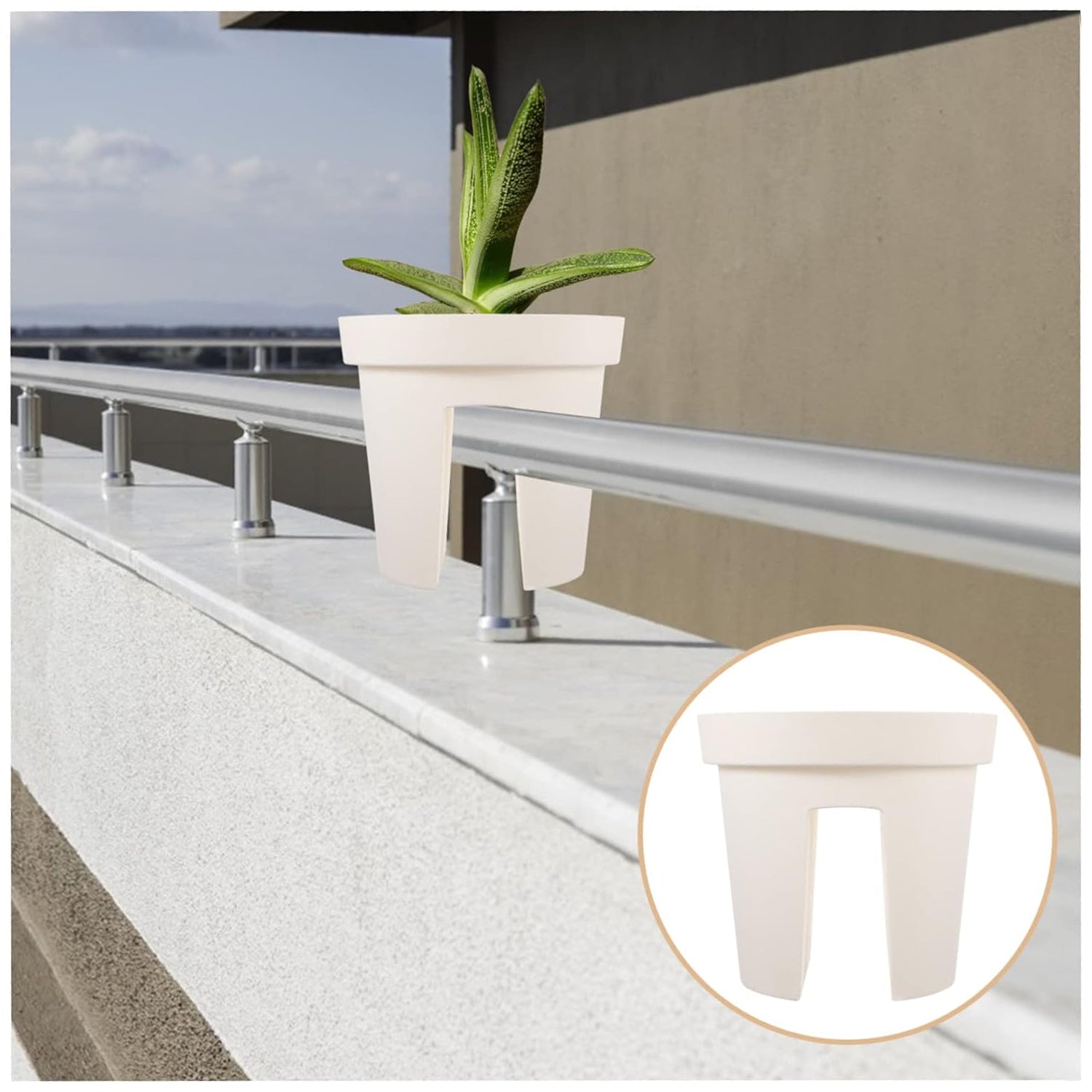Riding Pot Bling Decor Creative Flowerpot Balcony Flower Pot Holder (1 Pc Moq - 2 Pc)