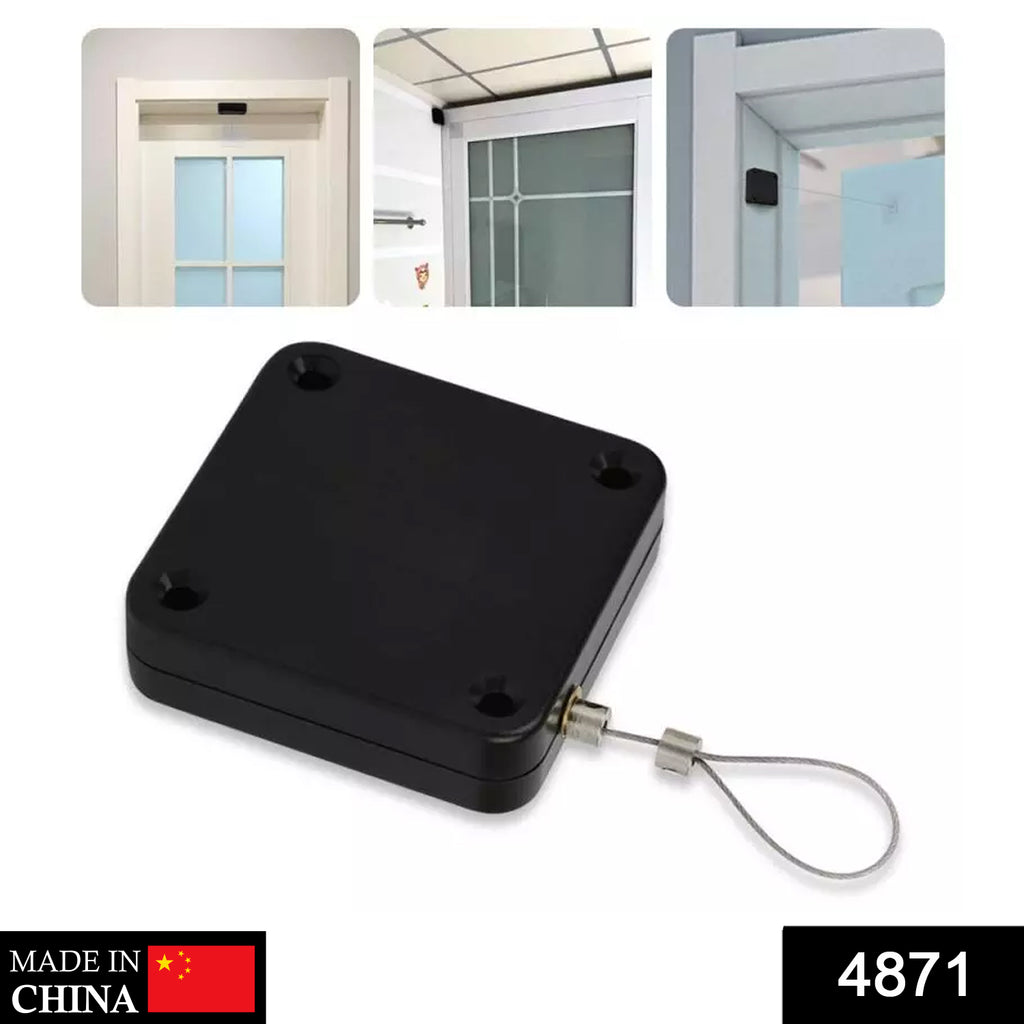 4871 Punch-free Automatic Sensor Door Closer mounted on a door frame for easy installation.