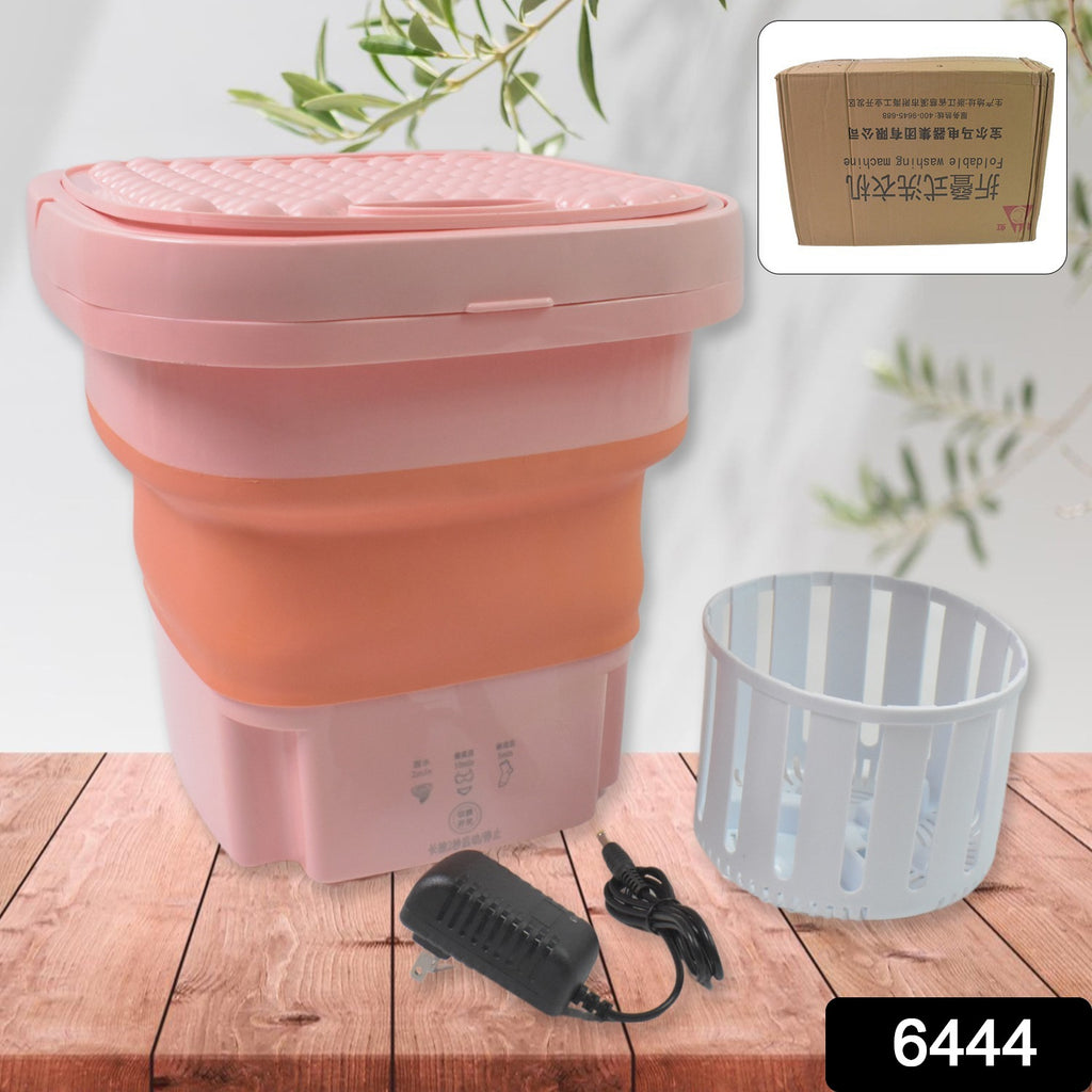 Portable foldable washer dryer combo, compact blue and white design