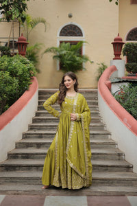 Parrot Color Designer Three Piece Sharara Suit | TRENDBUY