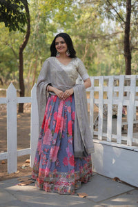 Multi Color Umbrella Lehenga Choli | TRENDBUY
