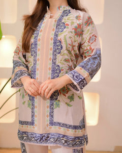 TRENDBUY Premium Digital Print Maslin Co-Ord Set | Festival Special Plus Size Kurta Pant Set