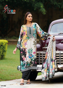 Luxurious Maslin Digital Print Salwar Suit Set with Aari Work - TRENDBUY Exclusive