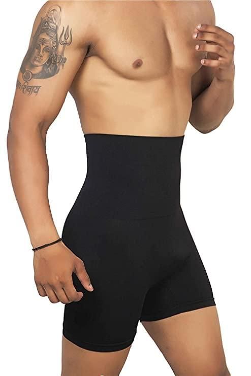 Man wearing black Men's Tummy Tucker Waist Slimming Shapewear