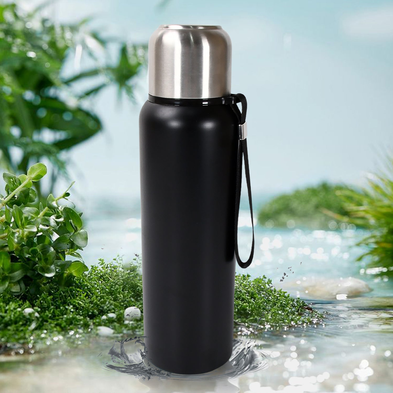 Stainless Steel Water Bottle Fridge Water Bottle Stainless Steel Water Bottle Leak Proof Rust Proof Cold  Hot Thermos Steel Bottle Leak Proof  Office Bottle  Gym  Home  Kitchen  Hiking  Trekking  Travel Bottle (1000ml800mlapprox 600ml) - TREND BUY