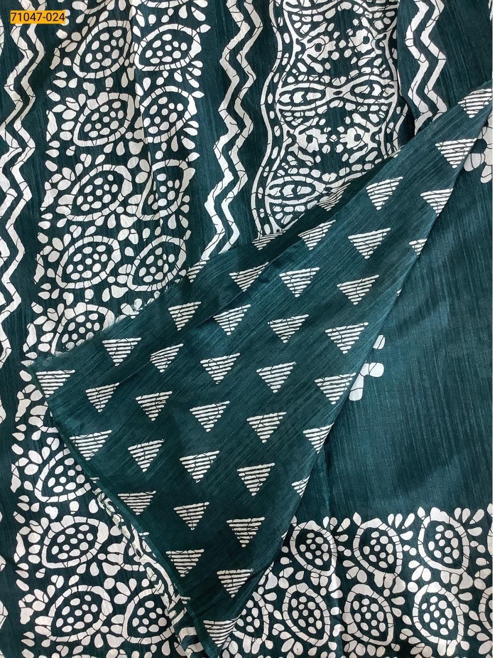 Green  Crafty Silk Saree - TREND BUY