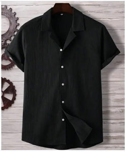 Men's Ice Silk Quick-Drying Shirt Black