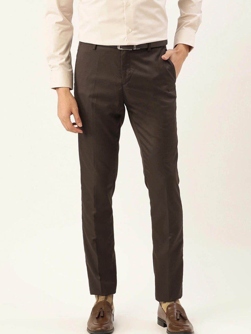 Mens Poly Viscose Formal Trousers, ideal for professional and business wear.