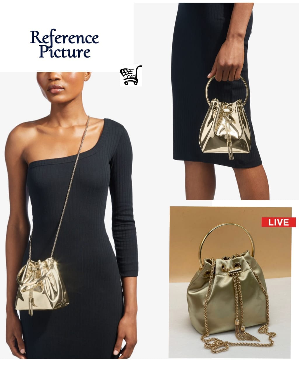 Traditional Clutch Handbag and Party Wear Sling Bag for Women