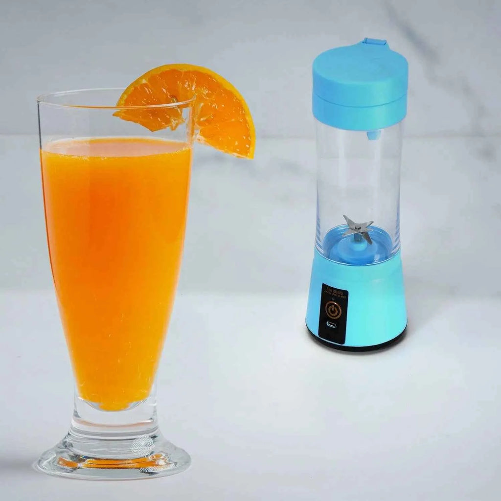 Portable 6-blade USB rechargeable blender for smoothies & baby food