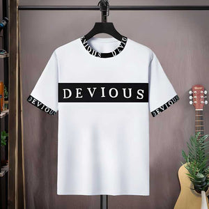 Cotton Blend Printed Full Sleeves Mens Round Neck T-Shirt | TRENDBUY
