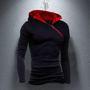 Mens Casual Cotton Color Block Hoodies | TRENDBUY