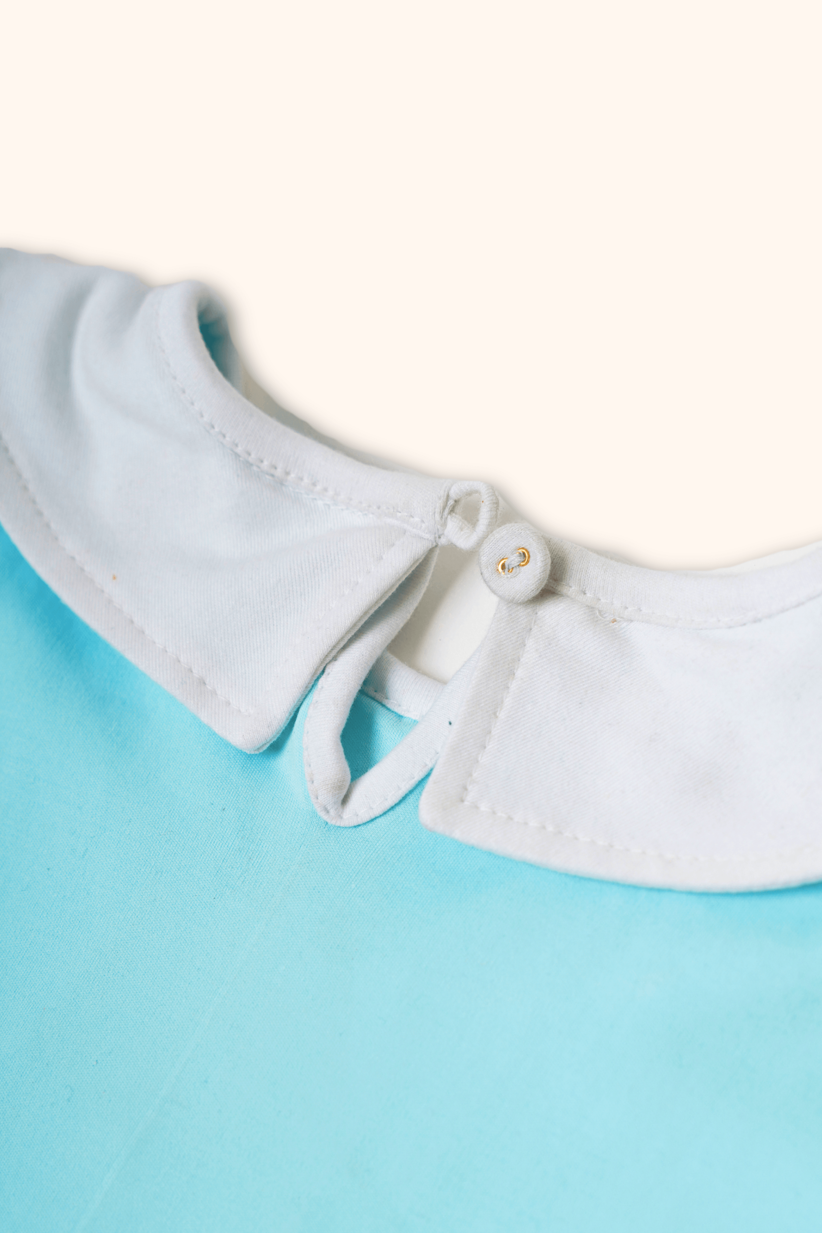 Girls Rachel Summer Knit Dress - Blue & Yellow