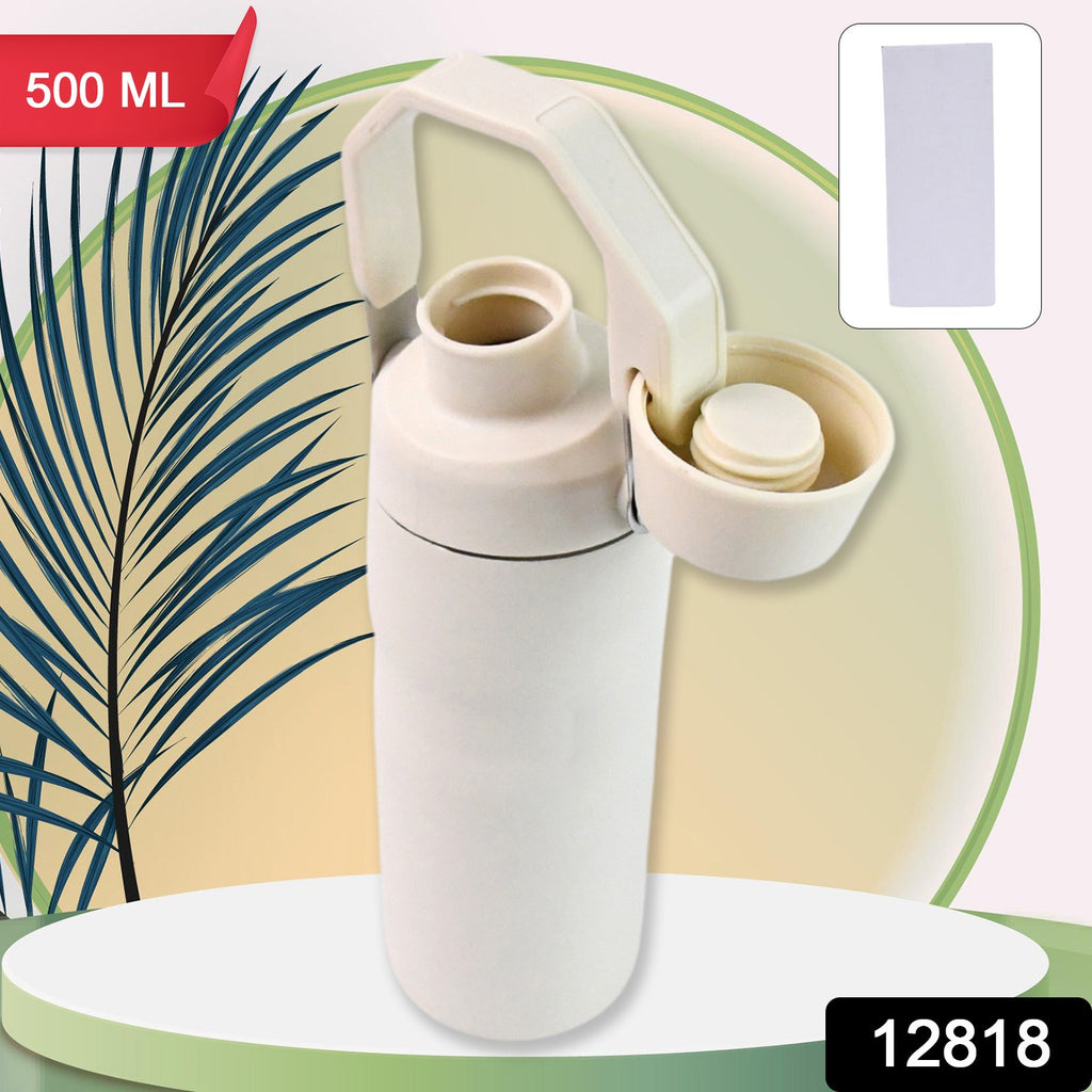 Insulated 500ml stainless steel water bottle