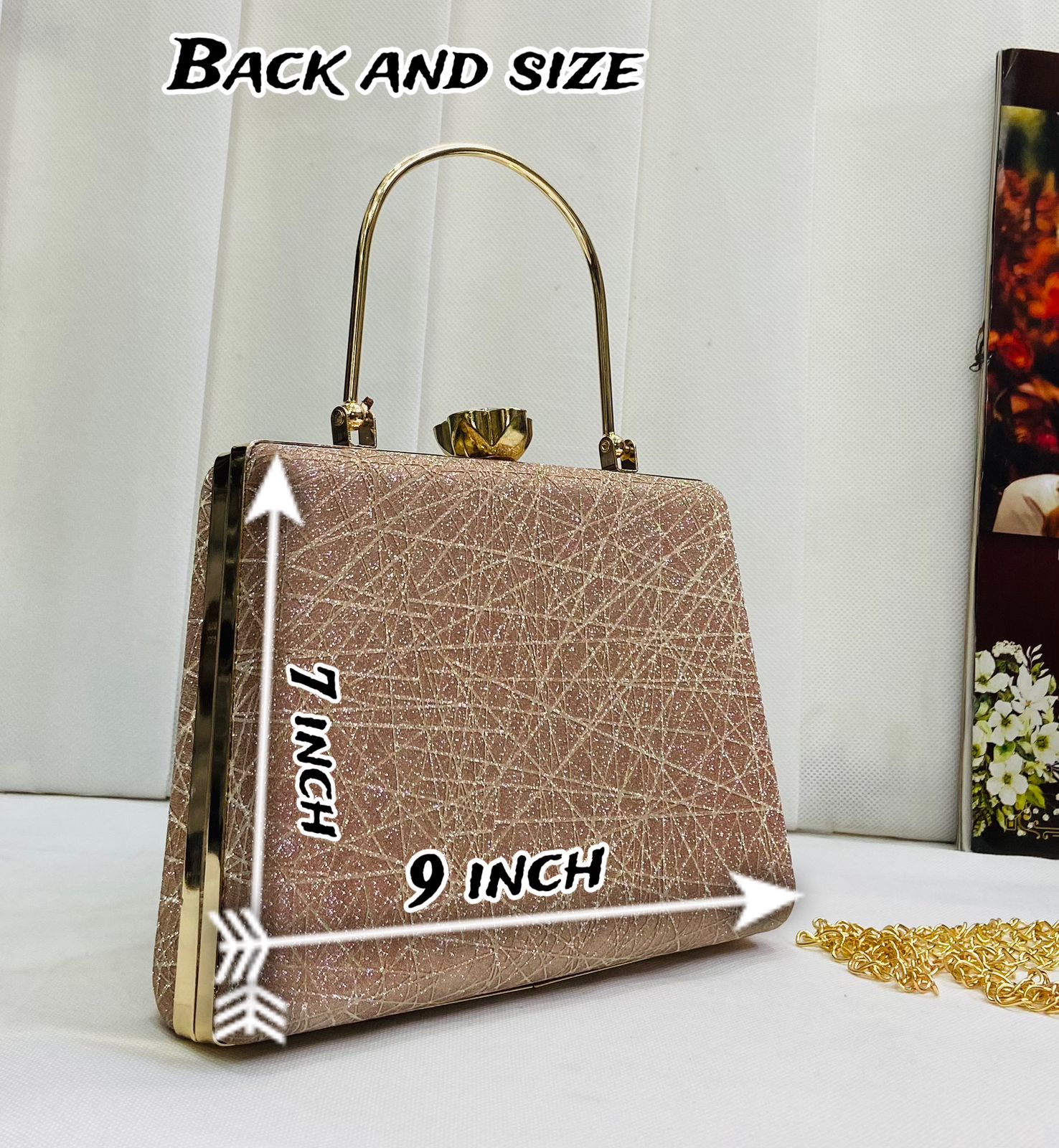 Bridal Hand Clutch with Chain for Women - New Arrival