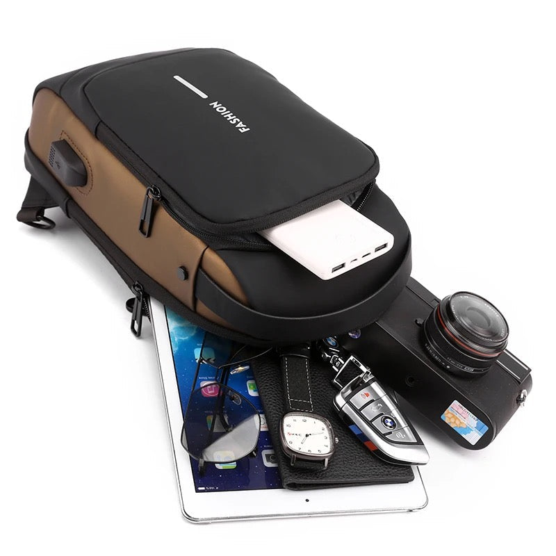 Anti-Theft Sling Bag - Unisex Waterproof, Durable, and Comfortable Crossbody Bag