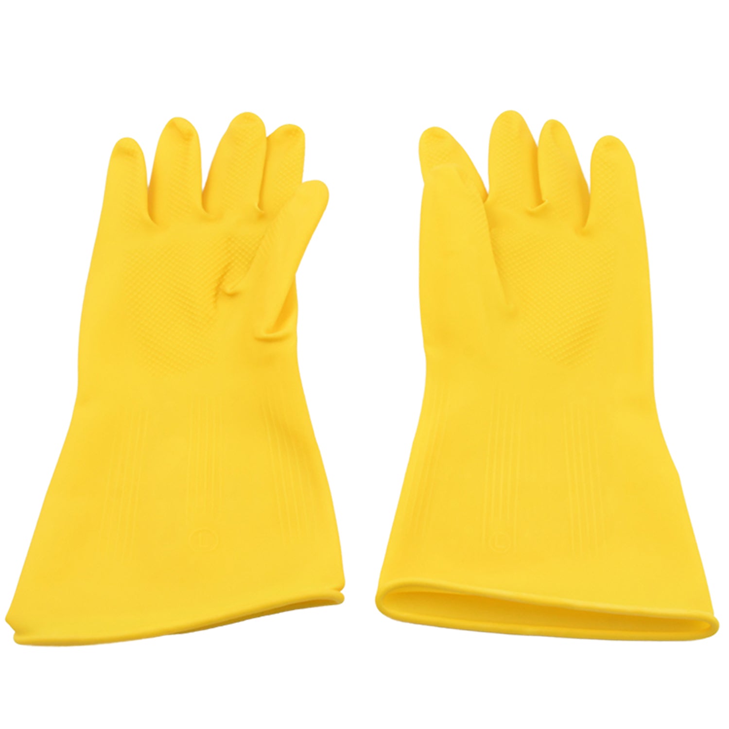 0681 Multipurpose High Grade Rubber Reusable Cleaning Gloves Reusable Rubber Hand Gloves I Latex Safety Gloves I For Washing I Cleaning Kitchen I Gardening I Sanitation I Wet And Dry Use Gloves (1 Pair 98 Gm) - TREND BUY