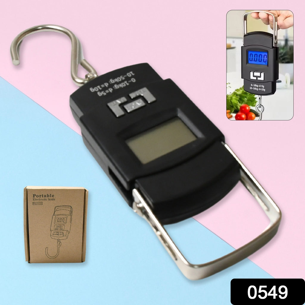 549 Digital Portable Hook Type Weighing Scale (50 Kg Multicolor) - TREND BUY
