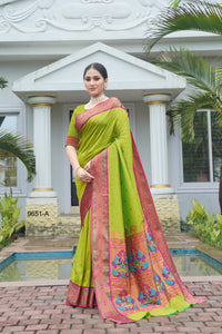 Beautifully Designed Indian Traditional Paithani Saree | TRENDBUY