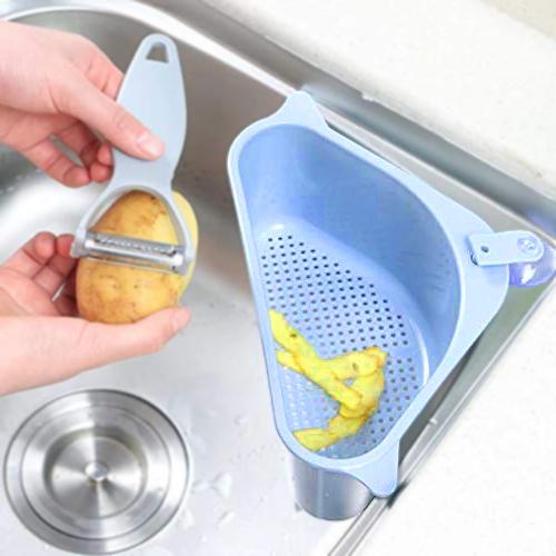 2119 Triangular Multi Functional Drainer Shelf Sink Storage Holder - TREND BUY