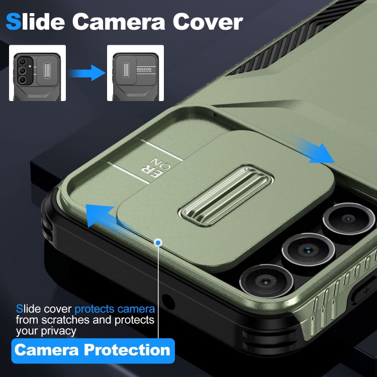Samsung Galaxy A16 Sliding Camshield Case – Alpine Green