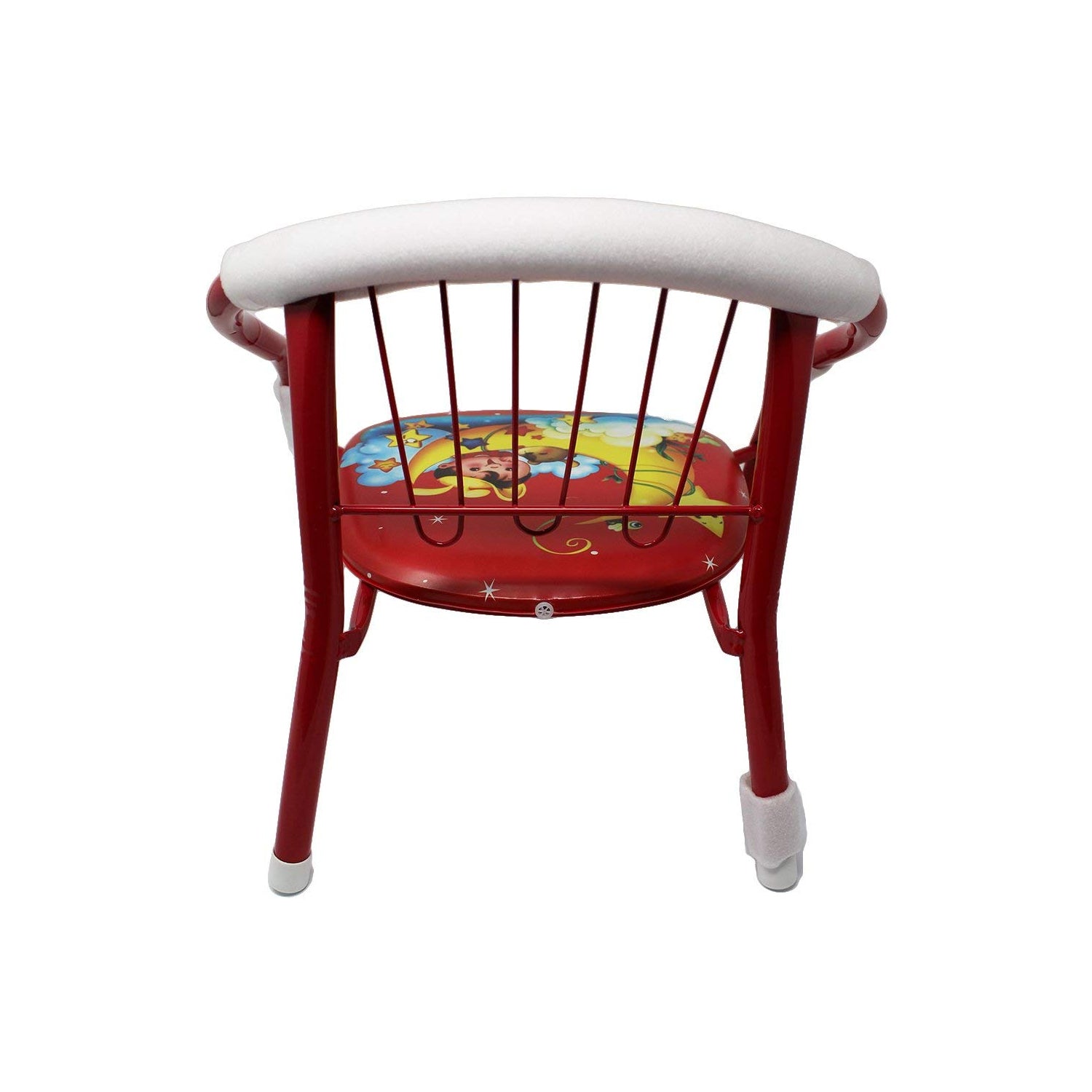 1257 Multicolor Cartoon Design Baby Chair With Metal Backrest Frame  Sound Seated Soft Cushion For Kids  Toddlers (Moq - 4 Pcs) - TREND BUY