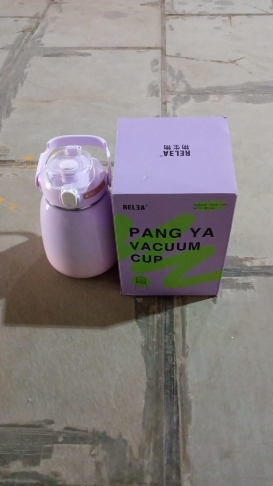 Stainless Steel Mug Bottle Vacuum Insulated Cup With Handle (1200 Ml)