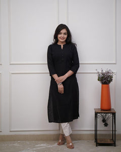 Classy Cotton Kurti Pant Set with Pintex Detailing | TREND BUY