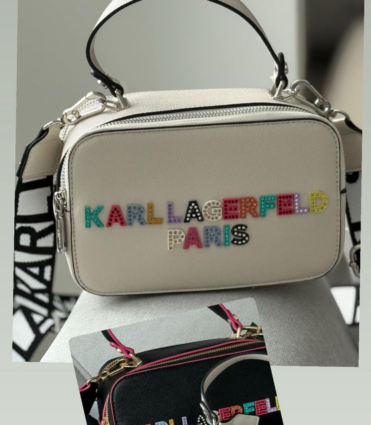 Simone Crossbody Bag Beige Black Trend Buy – TREND BUY