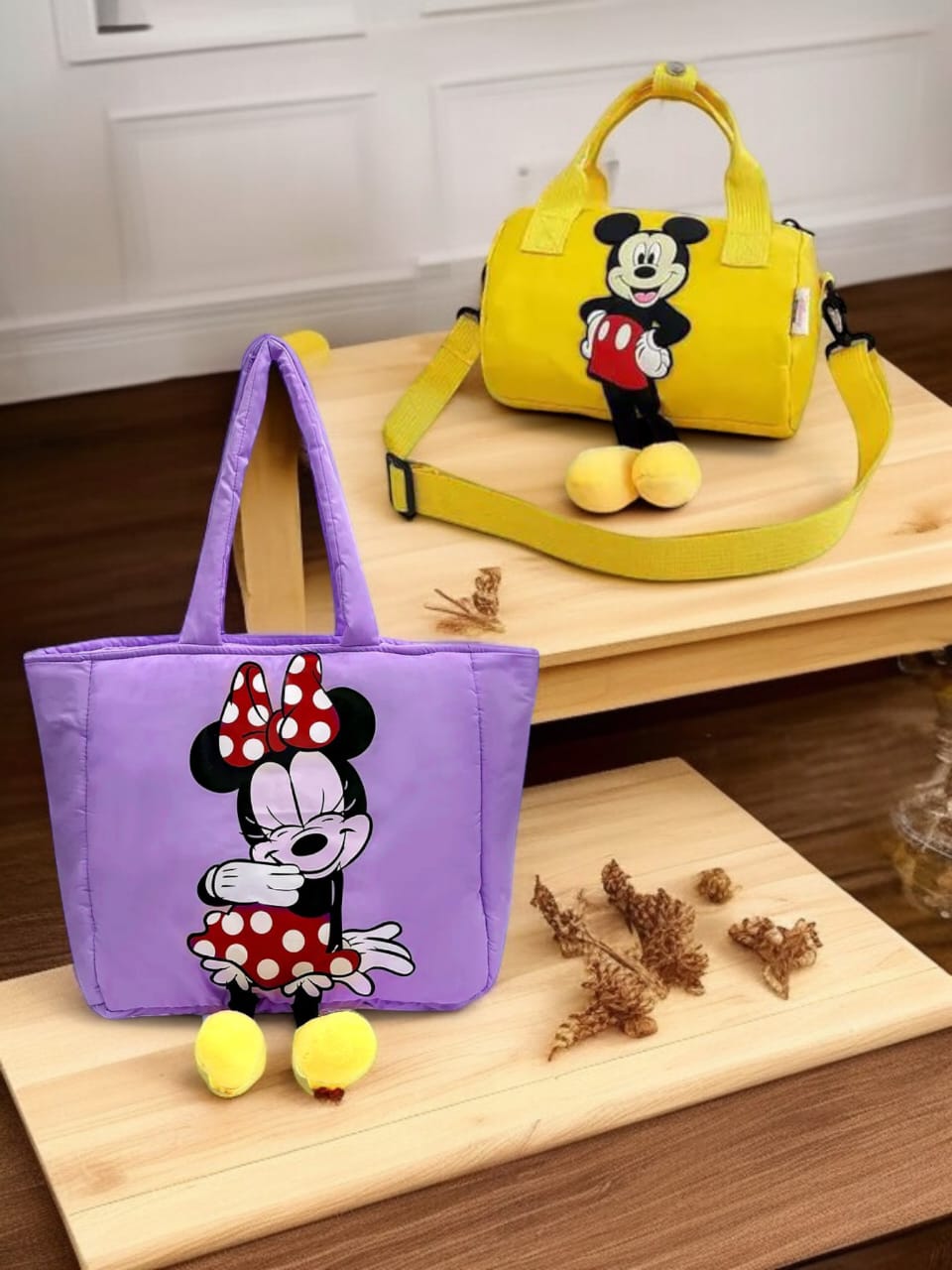Shoulder Bag Mickey Sling Bag Cute 3D Mickey Silicone Shoulder Bag