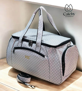 Authentic MONT BLANC Leather Travel & Gym Bag with Adjustable Belt - Exclusively at TREND BUY