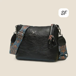 TREND BUY Designer Crossbody Sling Bag with Patterned Strap - Shop Online