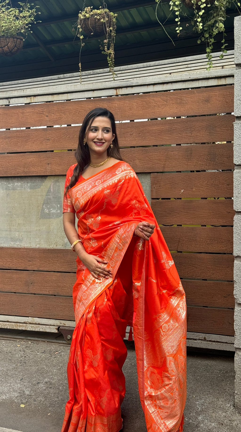 Premium Banarasi Red Soft Silk Saree