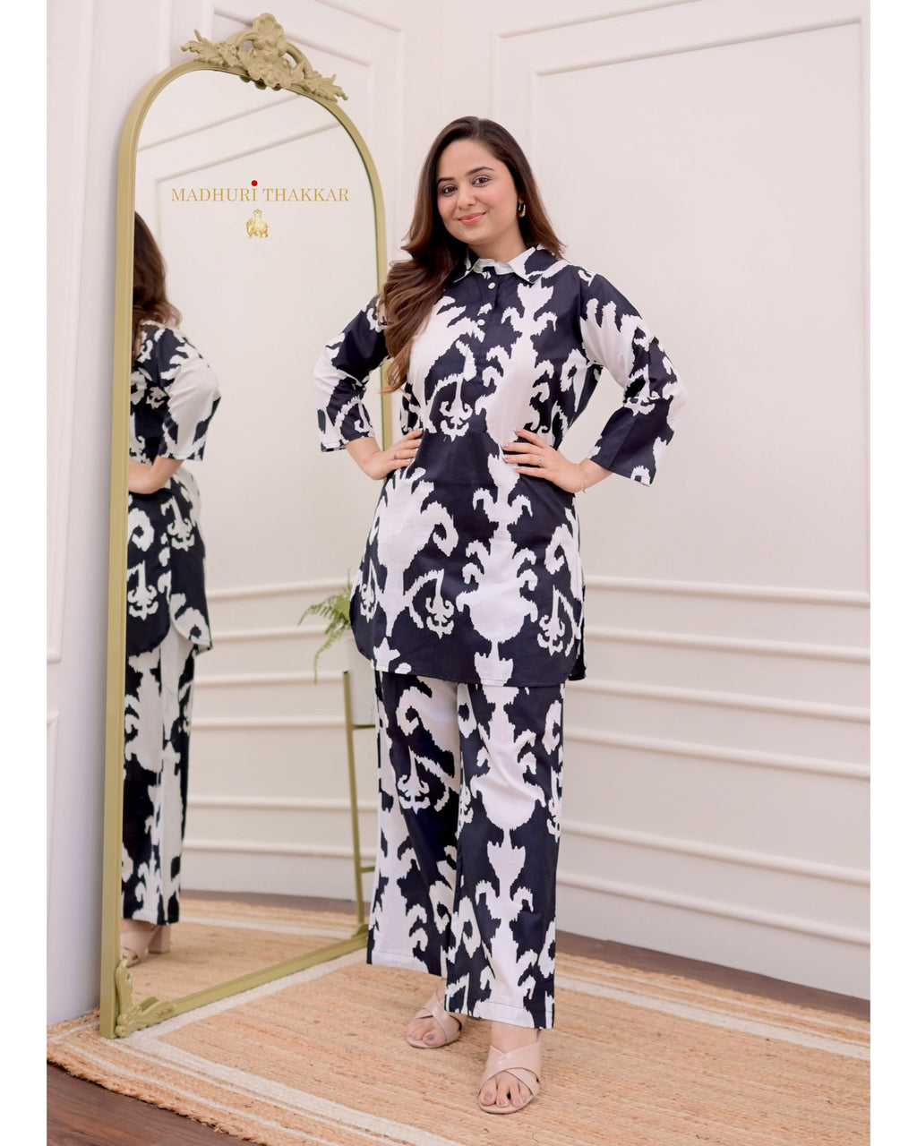 Elegant 3 Piece Co Ord Set Party Wear - Heavy CORD-SET Suit