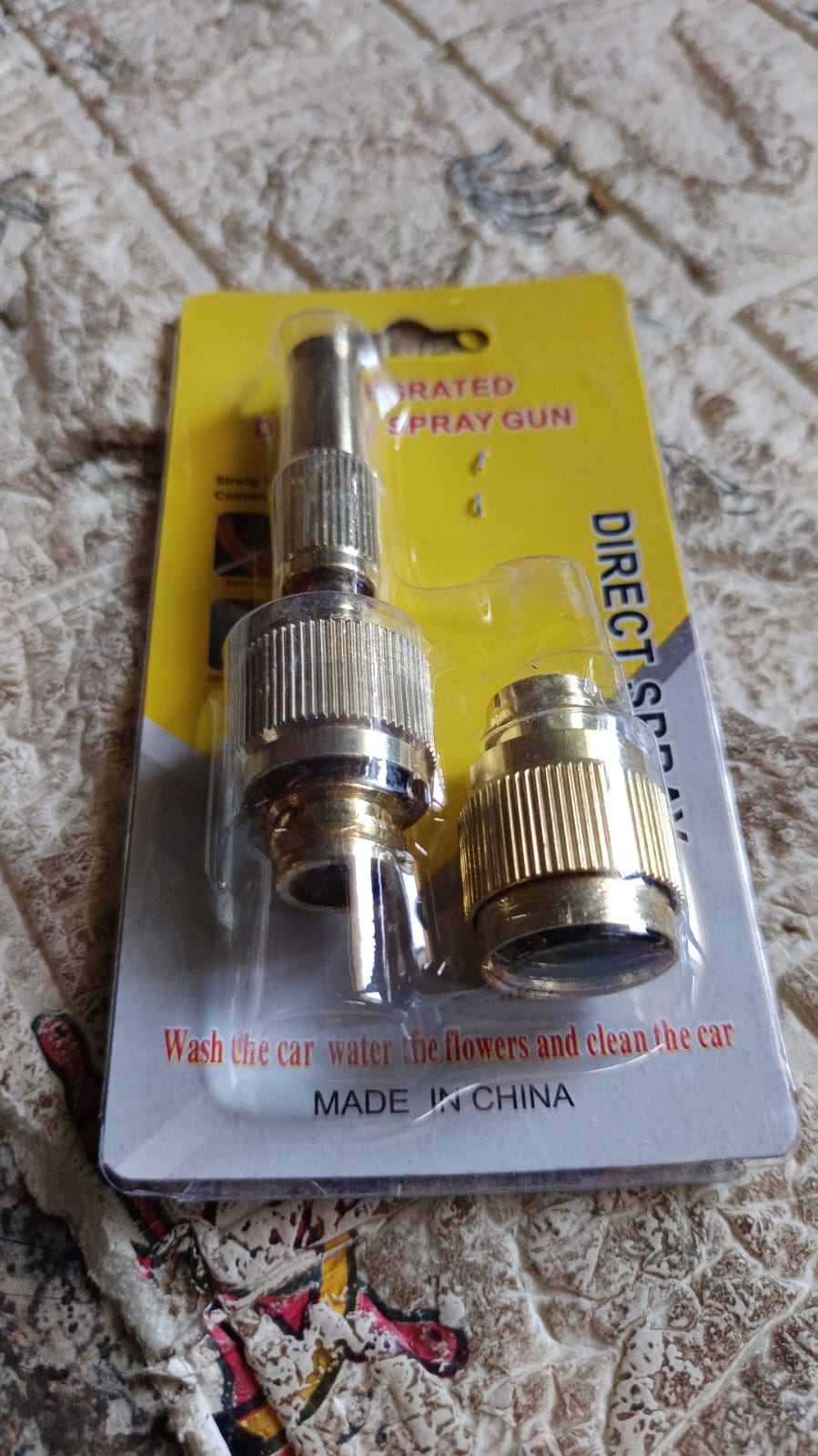 7588 Water Spray Nozzle For Water Pipe Booster Nozzle For Car Wash Nozzle With High Pressure Water Adjustable Brass Nozzle Water Spray Gun For Gardening Watering Tools - TREND BUY